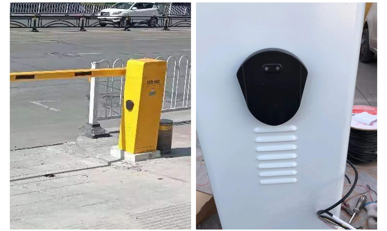 毫米波道闸雷达车牌识别小区出入口防砸车辆检测器免布线地感雷达