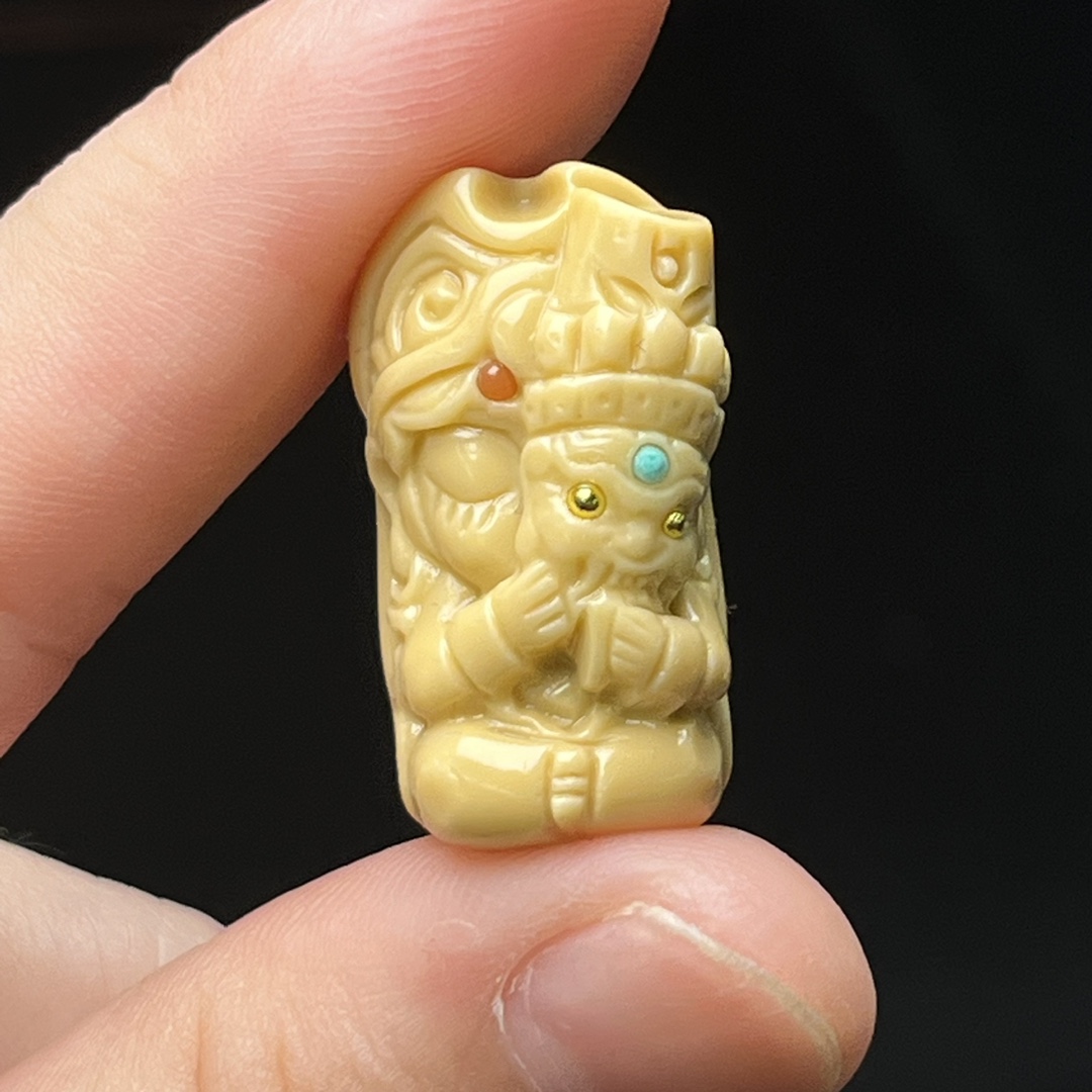 金膏玉 镶嵌 扎基拉姆文玩配饰手串手链配饰配件佛珠diy饰品批发