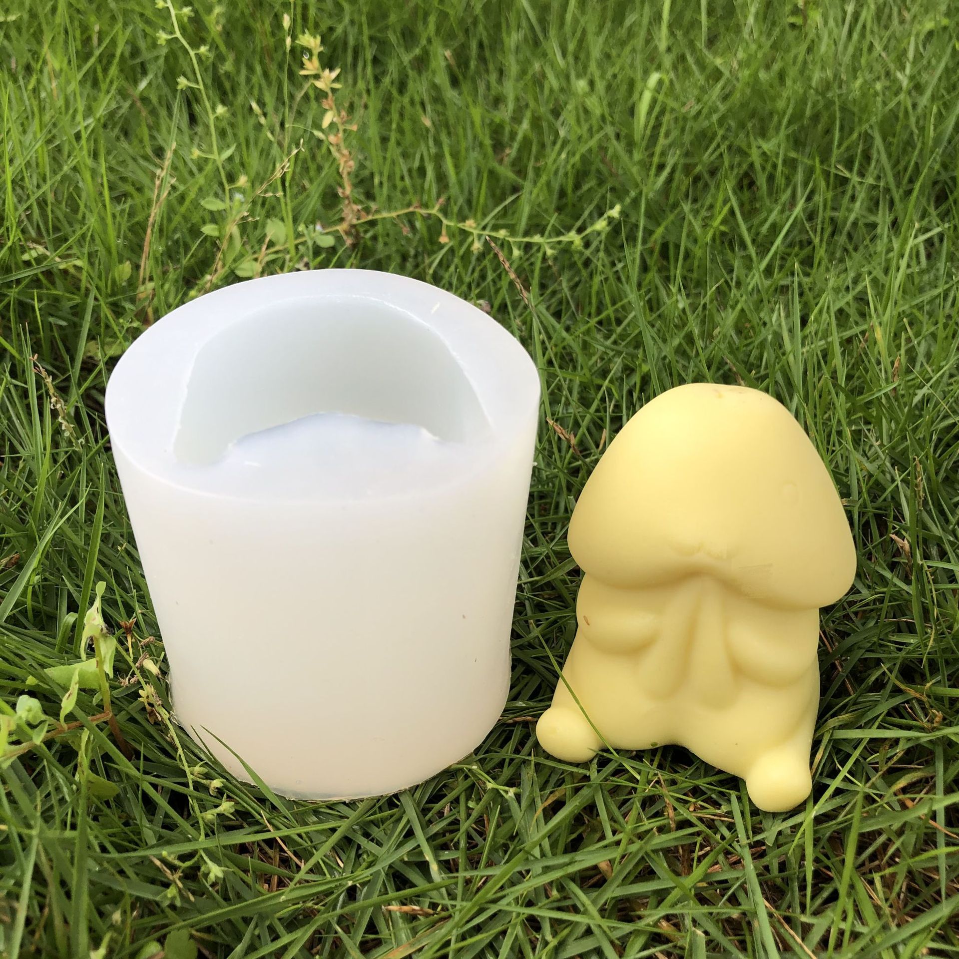 现货 新款 小弟弟蜡烛硅胶模具 diy香薰石膏摆件滴胶硅胶模具