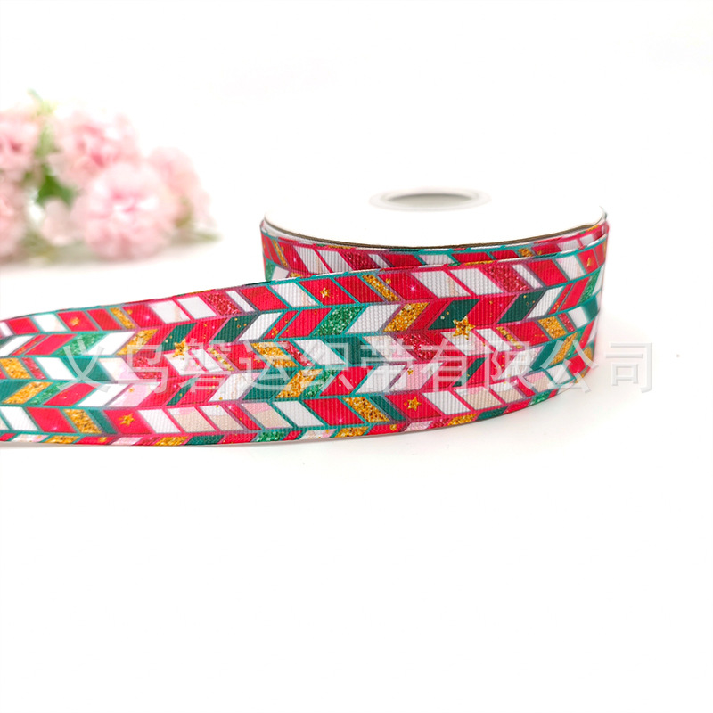 Christmas Decoration Braid Holiday Scene Decoration Accessories Gift Box Package Ribbon Christmas Ribbon Christmas Ribbon