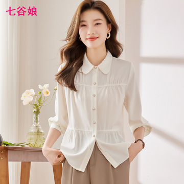 职业长袖衬衫女早春新款设计感小众时尚气质休闲百搭衬衣裤子上衣