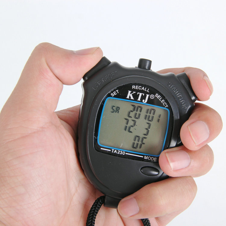 金拓佳秒表 大字体跑步田径计时器大屏数字电子秒表运动裁判秒表