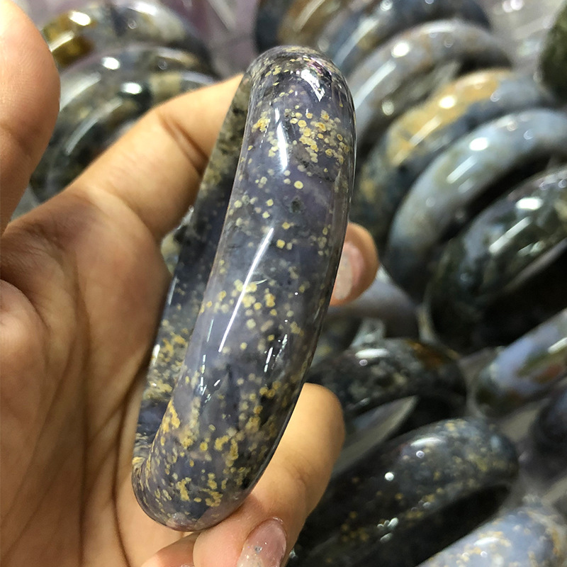 马达加斯加星空玛瑙手镯 民族风饰品 亚马逊跨境直播货源玛瑙手镯