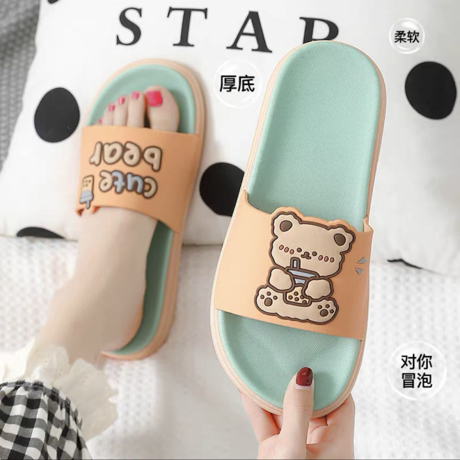 Women's Outdoor Slippers Home Non-Slip Deodorant Slip-on Women's Summer 2023 New Dormitory Home Platform Sandals