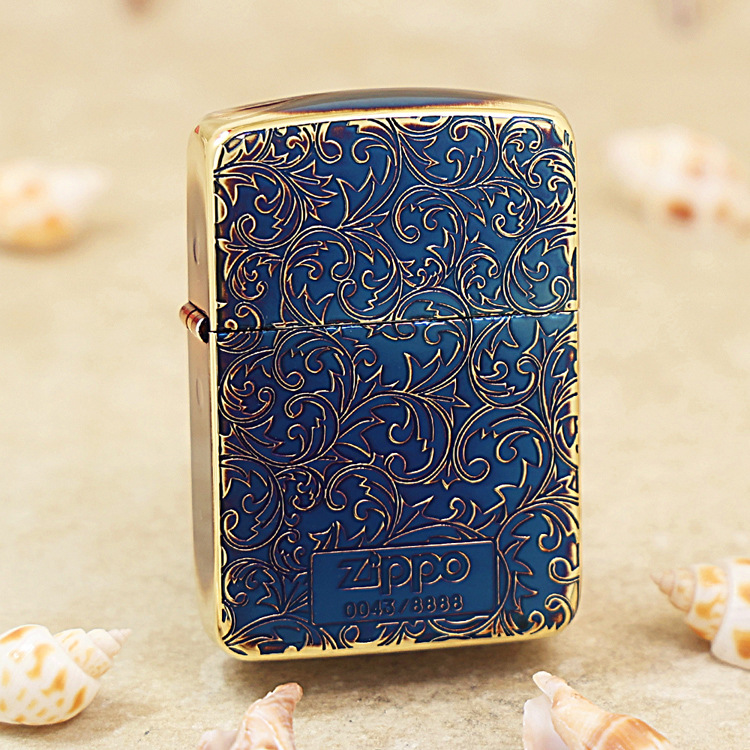 zippo打火机zbt-3-245d.1941复刻双面唐草下标(烟熏色)-阿里巴巴