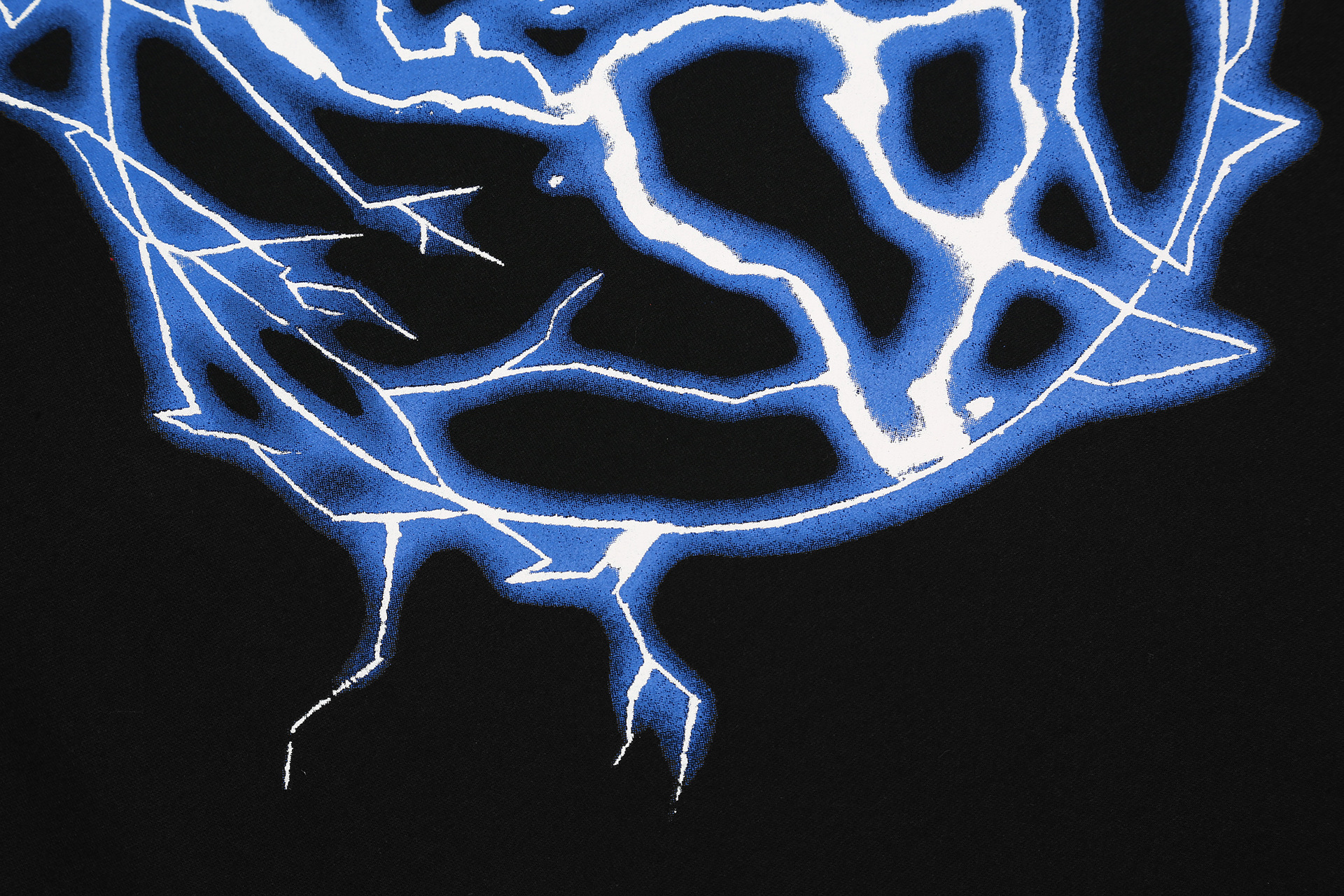 正确版revenge雷霆闪电球徽标字母lightning加绒连帽卫衣帽衫男冬