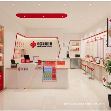 新款福利彩票柜台福彩销售柜中国福利彩票展示柜刮刮乐抽拉玻璃柜