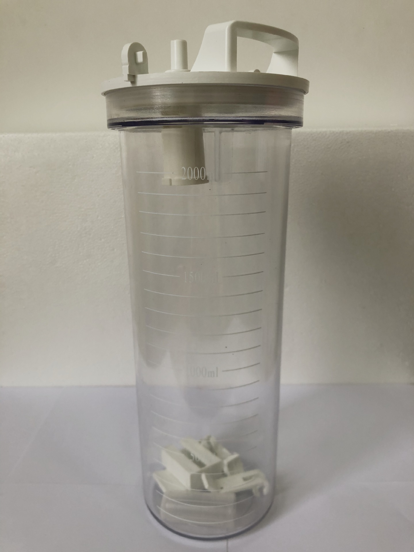 厂家2000 ml 集液瓶 吸引器吸痰器配件 储液瓶 储气罐