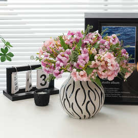 仿真花小把花束小夕颜珠串家居装饰花卉商务酒店礼品跨境热销假花