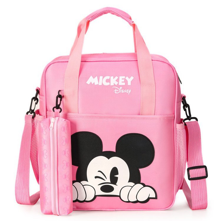 Cross-Border Wholesale Three-Purpose Student Handbag Operation Bag Training Class Printed Logo Children's Schoolbag Shoulder Messenger Bag