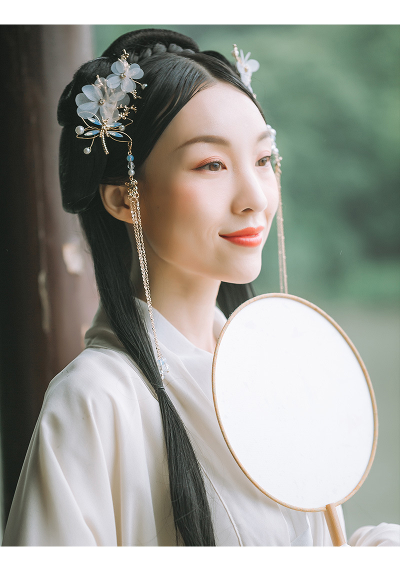 古装超仙发钗头饰古风汉服盘发簪子古代步摇流苏简约百搭发簪女