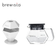 Brewista GEM 手冲咖啡陶瓷钻石型过滤杯 X耐热玻璃分享壶500ml