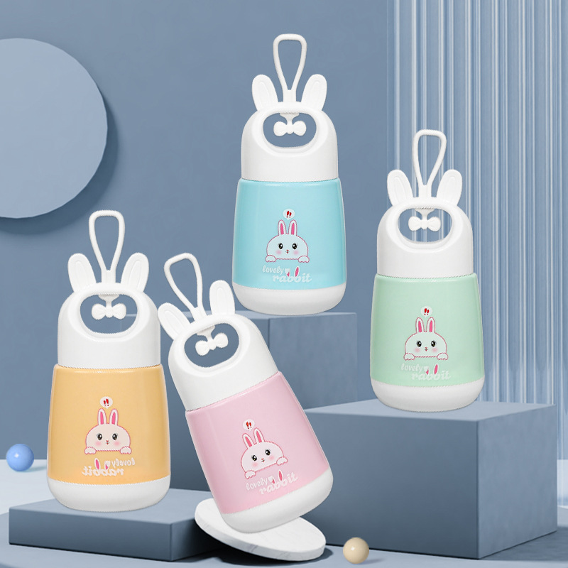 Good-looking Cute Rabbit Cup Fresh Gift Advertising Cup Cartoon Glass Water Cup Big Belly Cup