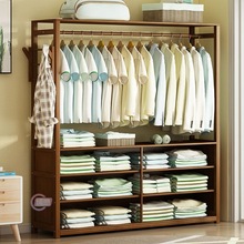 简约现代大衣橱带门柜子储物柜家用多功能简易组装置物架衣柜卧室