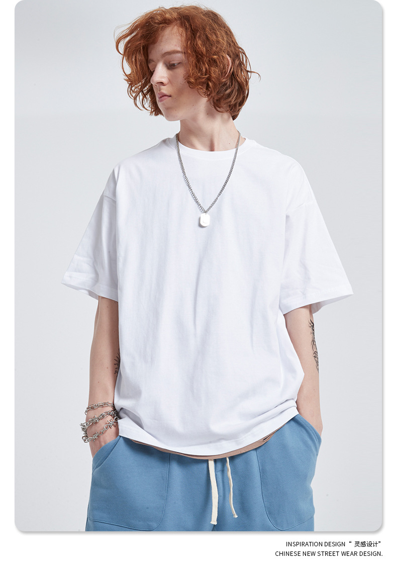 artie男装|oversize宽松潮牌短袖t恤男 广告杉纯棉t恤定制厂家