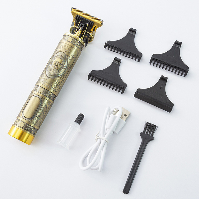 Cross-Border Hair Clipper Hairdressing Electrical Hair Cutter Electric Hair Clipper Electric Clipper Oil Head Carving Razor Bald Head Electrical Hair Cutter