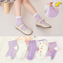 夏季新款网眼儿童袜子船袜透气男童女童中大小童婴儿宝宝袜子批发