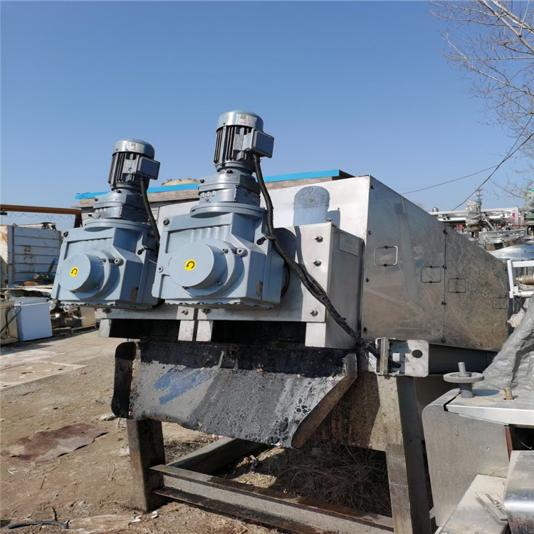 二手402叠螺脱水机污泥脱水机叠螺式污泥脱水机污泥处理设备