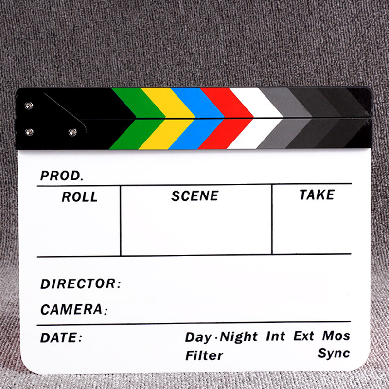 Acrylic Director Board Clapperboard