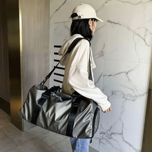 跨境防泼水旅行包女干湿分离游泳健身包户外单肩运动包休闲旅行包