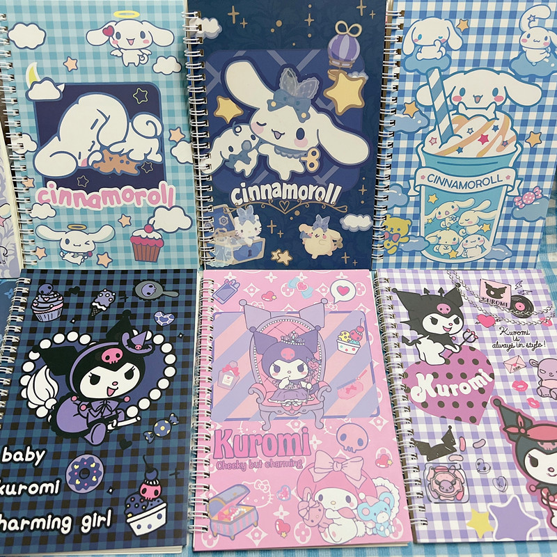 INS Style Good-looking A5 Coil Notebook Cinnamoroll Babycinnamoroll Kirby Notebook Clow M Book Limited Student Book