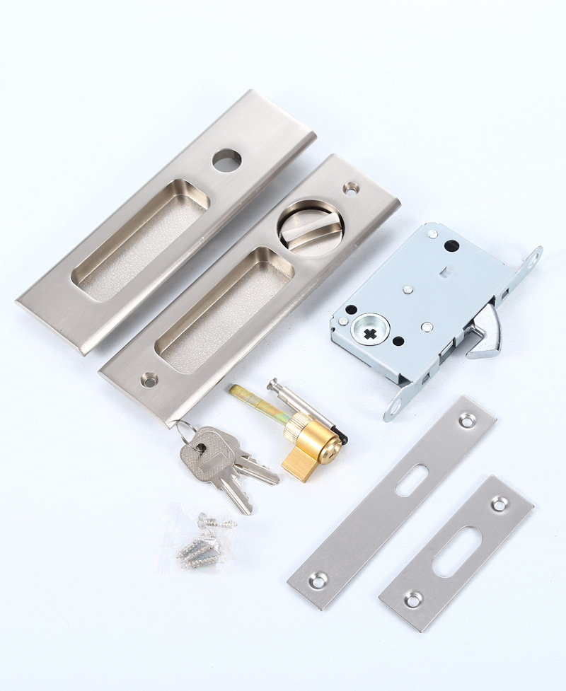 不锈钢移门锁推拉门移动木门锁拉手锁推拉门锁室内门锁防盗酒店锁