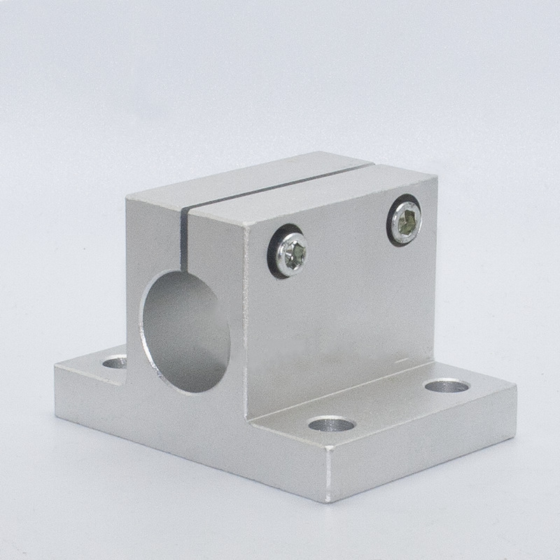 45号钢立式轴承光轴支架支撑座/固定座 sk8/10/12/13/16/20/25/30