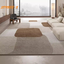 SDKVEE-X 地毯客厅卧室床边毯中古风沙发茶几毯欧式轻奢地垫