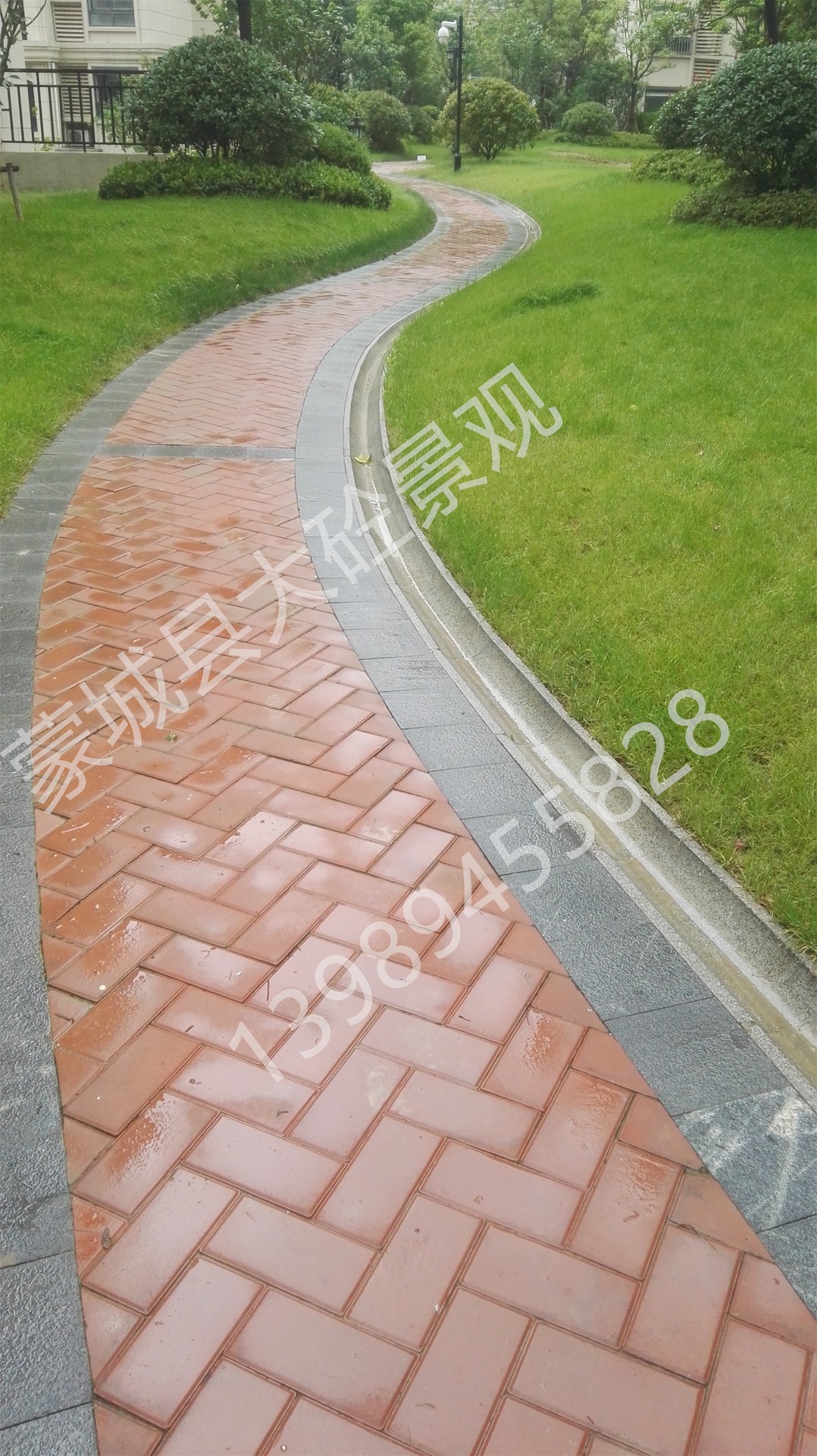 pc蝶形路牙异形路牙平侧一体路牙石路缘石pc砖预制混凝土芝麻灰