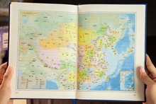 正版畅销童书绘本非偏包邮地图上的中国通史全2册