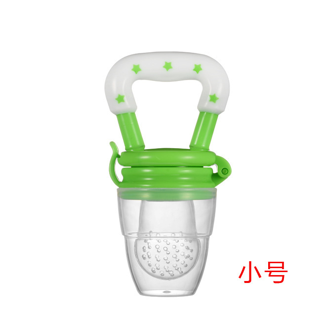 Baby Fruit and Vegetable Le Fruit Supplement Happy Bite Silicone Net Pocket Baby Feeding Tableware