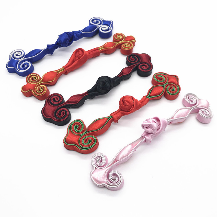 手工盘扣布扣花扣长如意旗袍唐装扣传统工艺艺术扣复古辅料