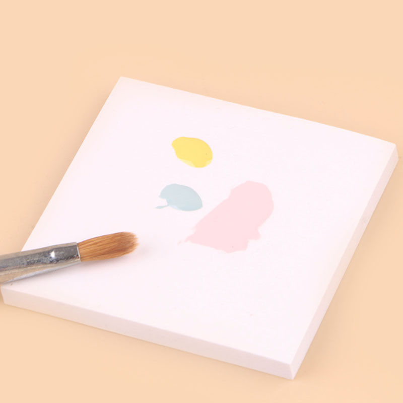 跨境调色纸美妆调拌美甲调胶纸一次性粘固粉调和取样美甲双面纸