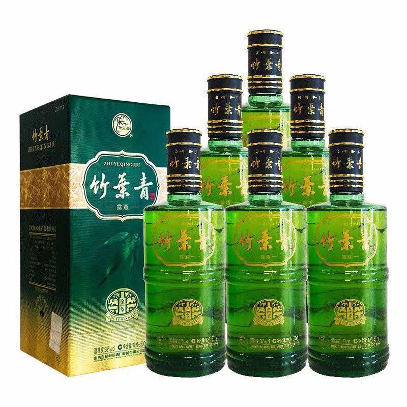 山西杏花村竹叶青酒批发38度500ml*6瓶露酒白酒整箱代发-阿里巴巴