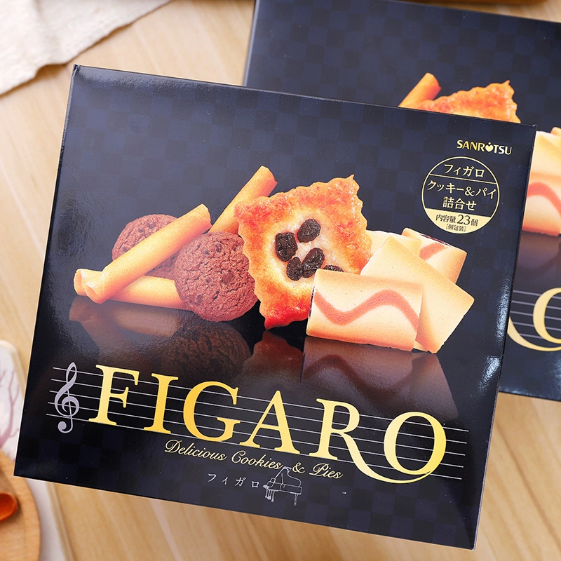 日本进口零食sanritsu三立费加罗什锦夹心饼干曲奇礼盒装送礼礼物