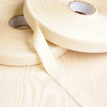 服装装饰材料黑白色批发平纹织带宽布带包边条织唛水洗唛商标布条