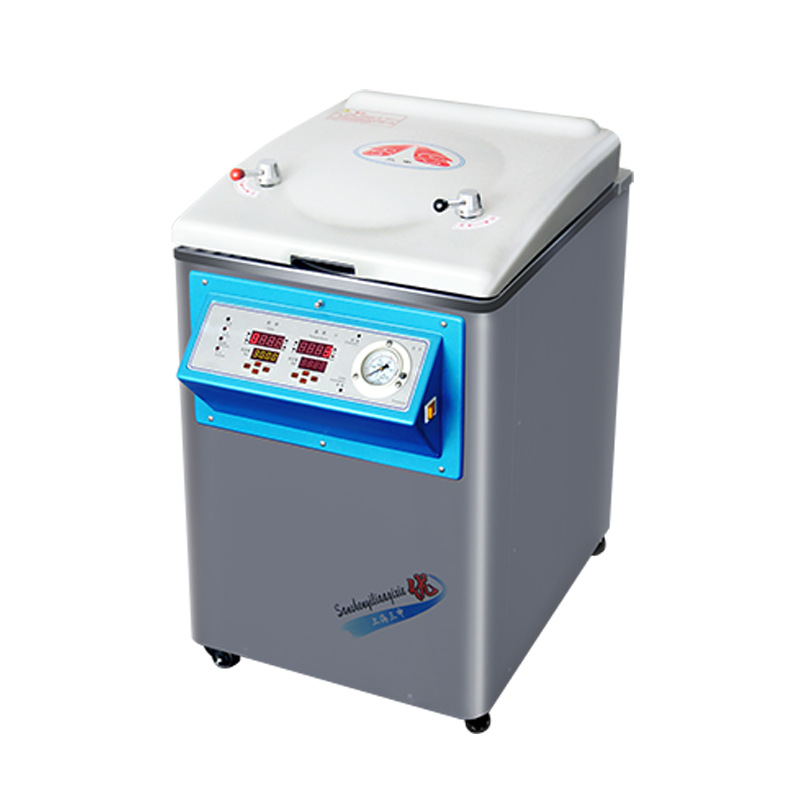 上海三申ym100立式压力蒸汽灭菌器浸入式电加热管灭菌锅100升容积