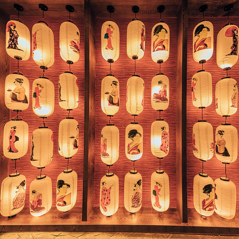 灯笼日式墙日本和风居酒屋户外防水日料店餐厅剧本杀装饰