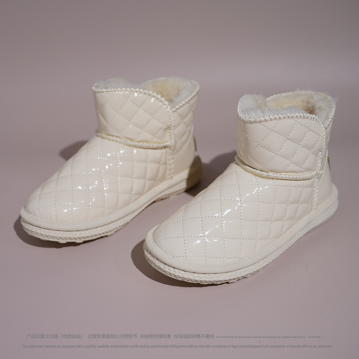 a1278雪地靴女年新款冬季网红加绒加厚棉鞋防水防滑皮毛-阿里巴巴