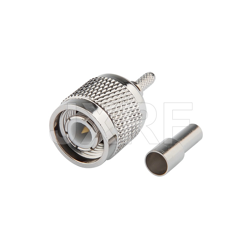 0成交10个rf射频同轴连接器tnc-j3电缆组件接头铜件0612.