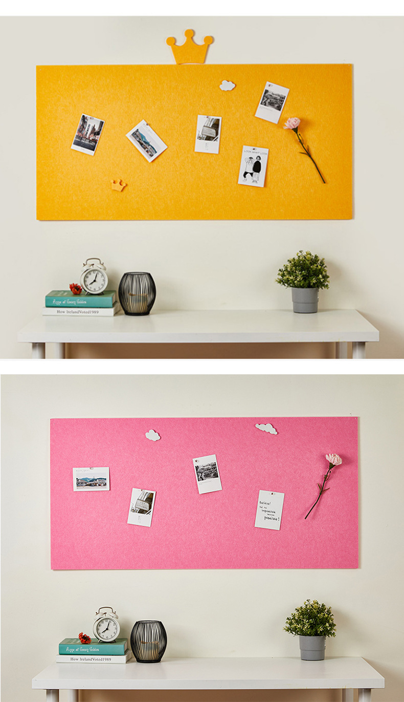 毛毡板定制学校幼儿园毛毡墙贴作品展示照片墙批发定制diy毛毡板