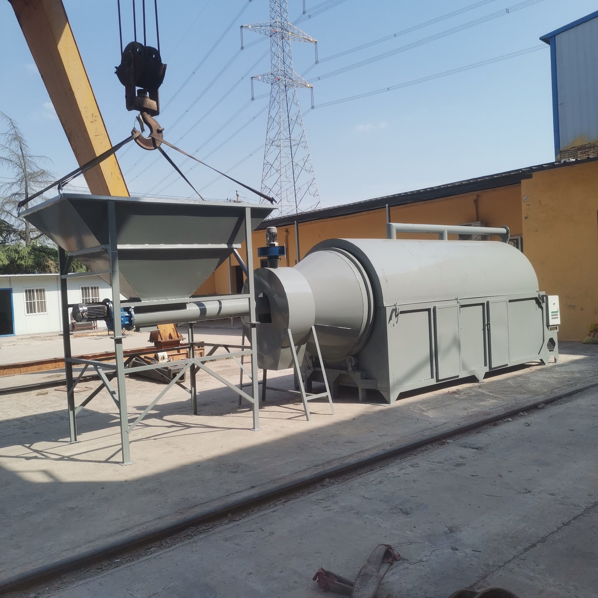 2000型污泥酒糟锯末烘干 大型工业燃煤烘干机设备