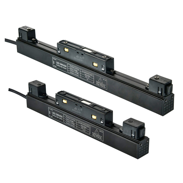 典为led磁吸轨道内置一体变压器100w 200w dc48v转换驱动电源