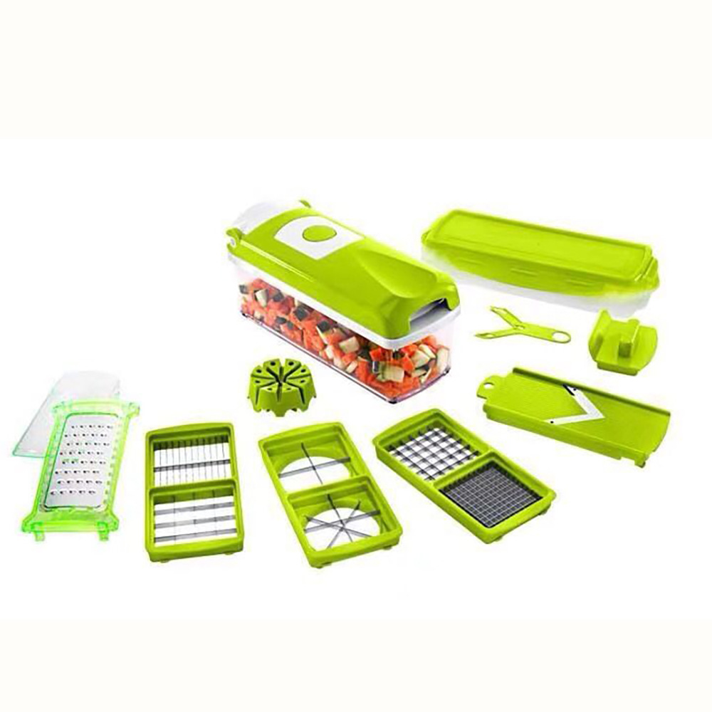 New Multi-Function Vegetable Chopper Kitchen Gadgets 12-Piece Set Shredding Machine Household Slicer Potatoes Grater