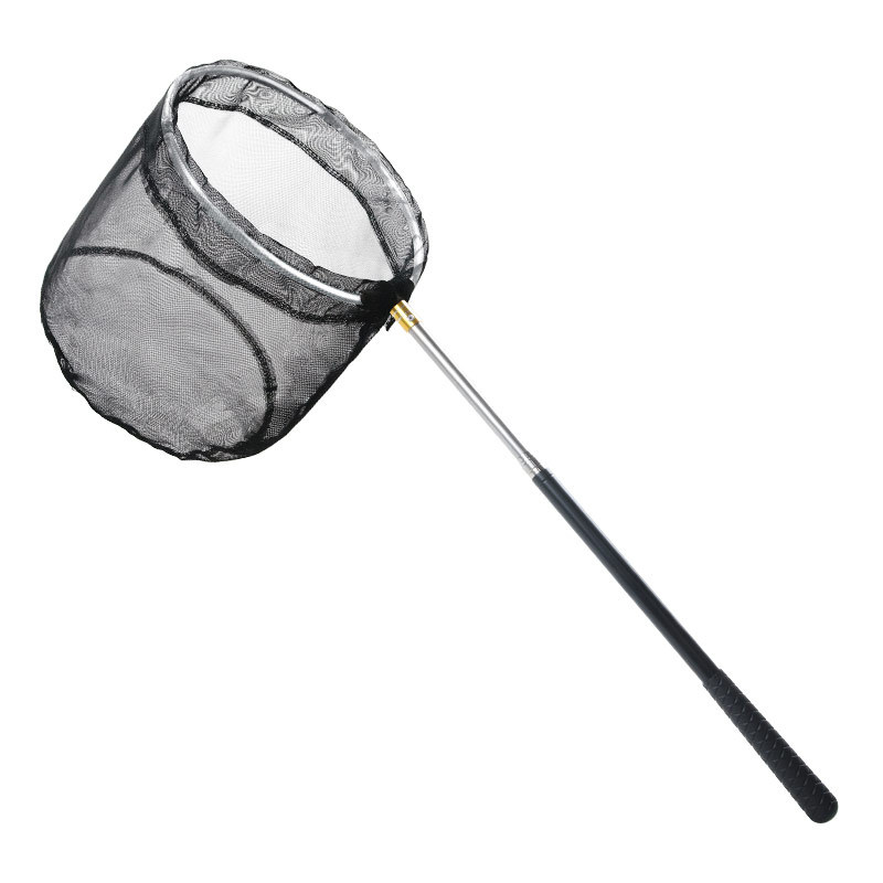 小鲫鱼抄网竿短节杆迷你便携小号捞鱼网网兜网鱼套装可放钓箱抄网