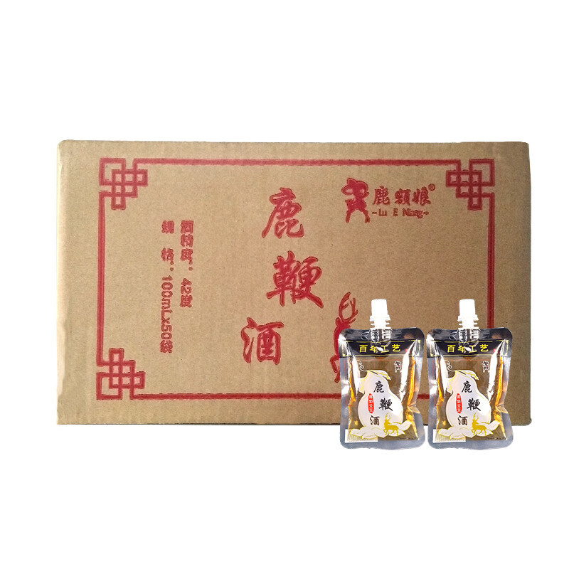 鹿鞭酒双阳男士滋补养生酒鹿场内供 小鹿仙酒50袋整箱-阿里巴巴