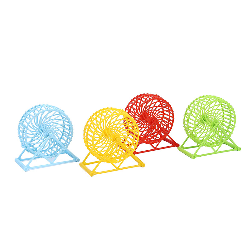 Wholesale Hamster Running Wheel with Bracket Hamster Toy Hamster Cage Stall Hamster Rotating Cage Fully Closed Sports Running Wheel