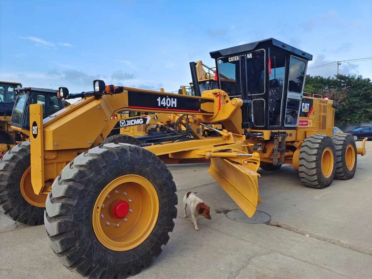 广东有外贸出口代购二手卡特140平地机 现场试车-阿里巴巴