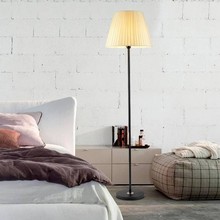 现代简约客厅卧室床头灯欧式创意布艺装饰遥控LED落地灯调光台灯