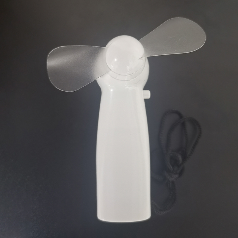 Manufacturers Supply Led Handheld Luminous Character Flashing Fan Usb Charging Mini Fan Advertising Creative Portable Little Fan